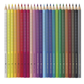 Buntstift Faber-Castell Grip 2001 Metalletui mit 24 Stück