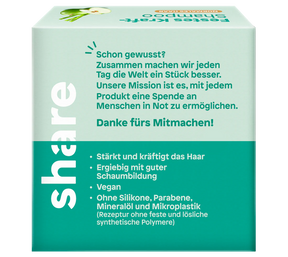 share Festes Shampoo Grüner Apfel & Bambus