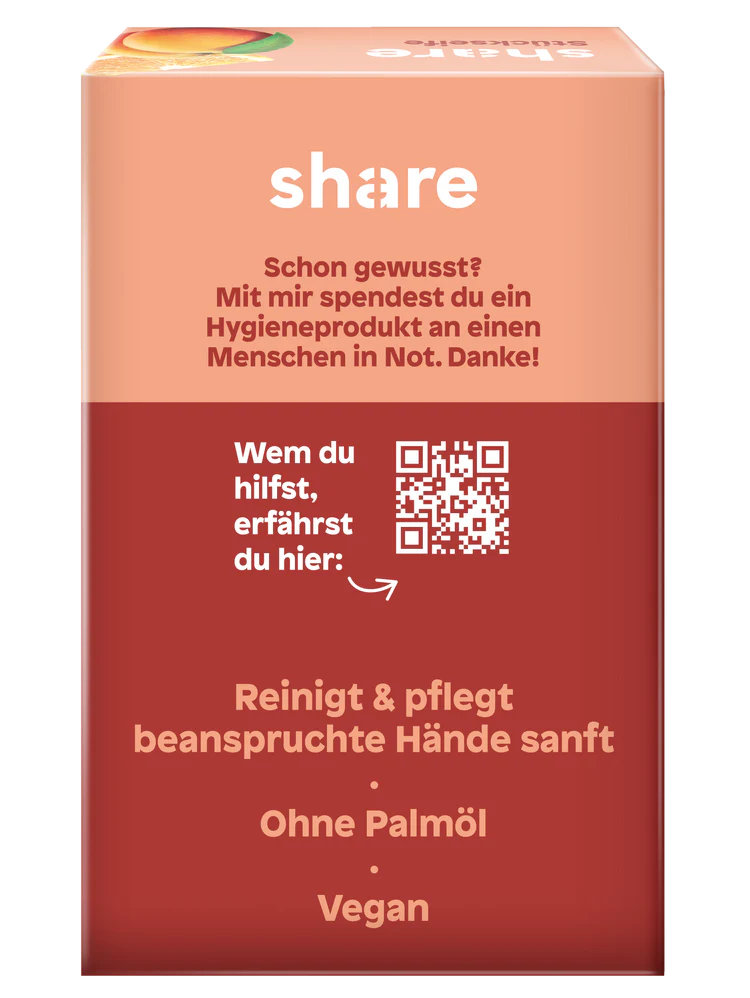 share Stückseife Pfirsich &amp; Orange