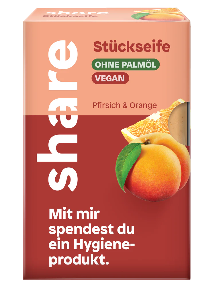 share Stückseife Pfirsich &amp; Orange