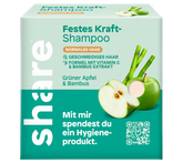 share Festes Shampoo Grüner Apfel & Bambus