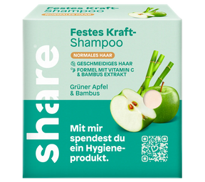 share Festes Shampoo Grüner Apfel & Bambus