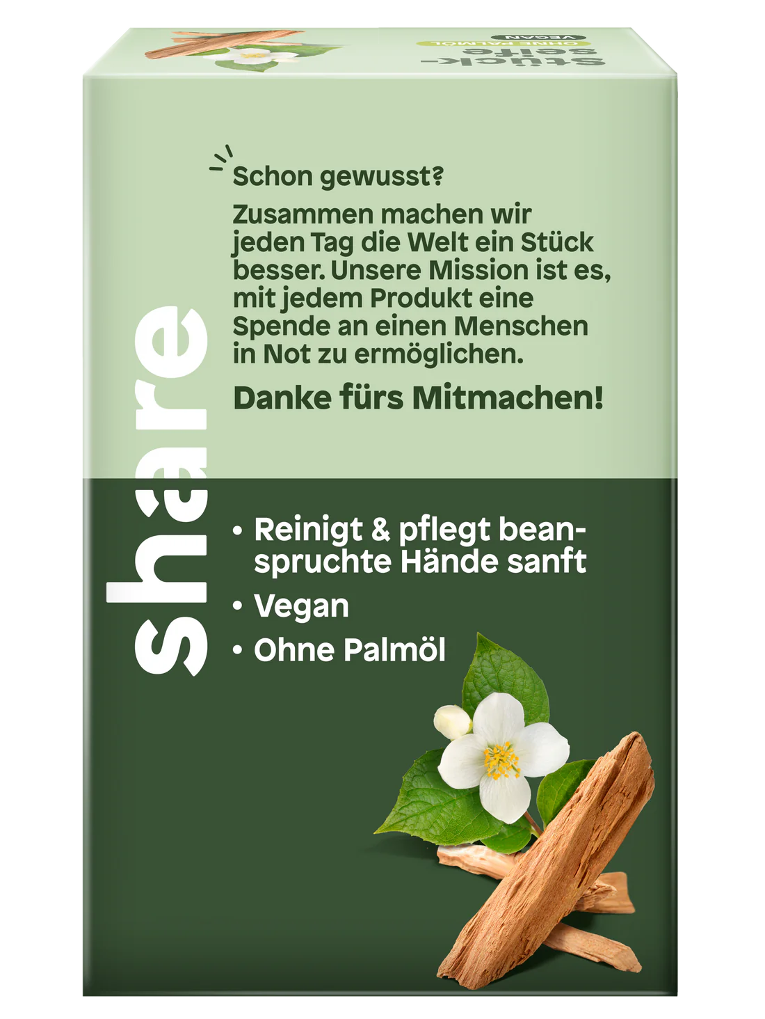 share Stückseife Sandelholz & Jasmin